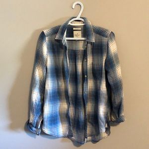 American Eagle Boyfriend Fit Plaid shirt